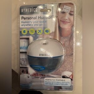 Homedics White and Blue Personal Humidifier